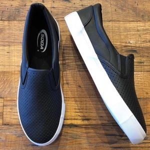 Soda Perforated Slip On Sneaker